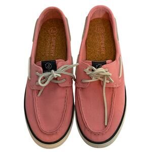 Women's Sperry Bahama Pink Top Sider Loafer Boat Comfort Shoes Size 8.5